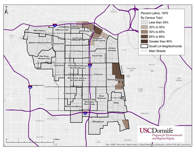 Map Of South La Press Call Tues., Nov. 1: Lessons From South L.a.: Immigrant Integration In  A Historically African-American Community - Press Room Usc