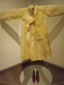 Asian clothes displayed inside PAM