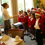 Youngsters Spread Holiday Cheer