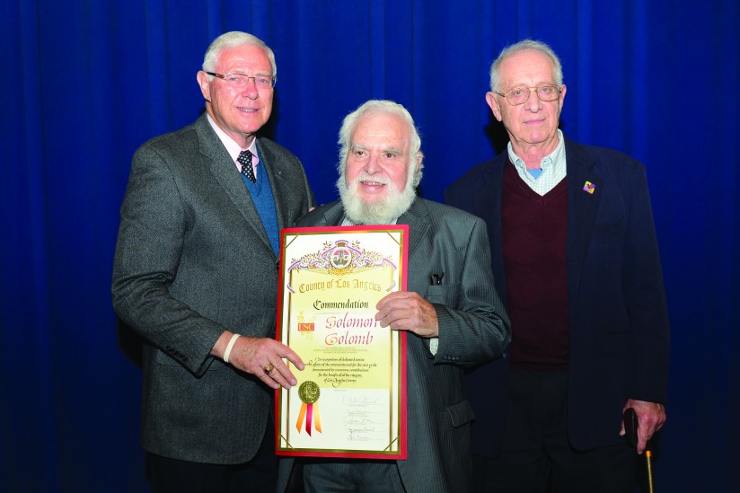 LA County honors Solomon Golomb USC News