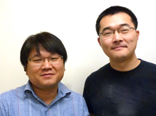 Gil Ju Seo, left, and Qiming Liang