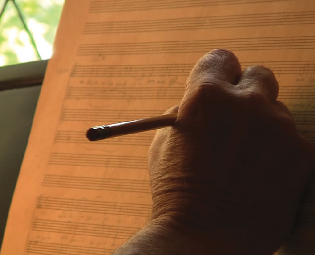composer at work