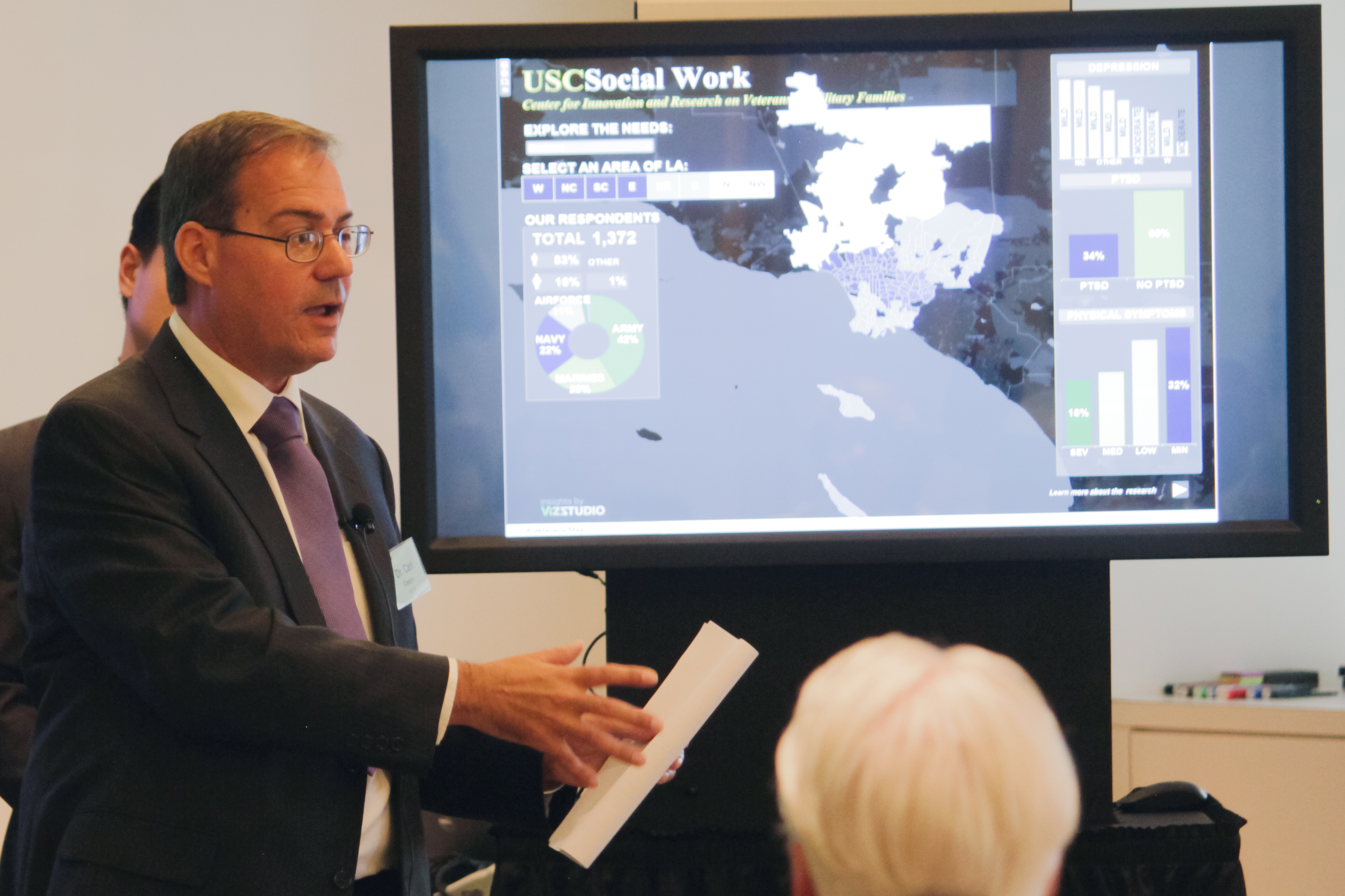 Research director Carl Castro