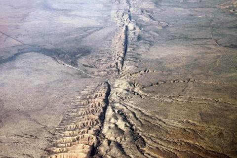 San Andreas Fault at Carrizo Plain