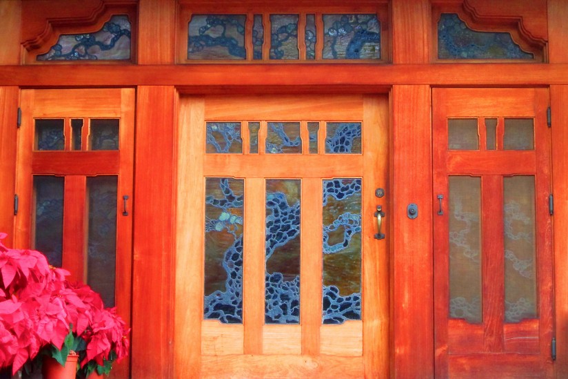 Gamble House, Front door,