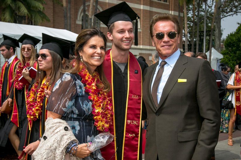 USC commencement photos: Rainy Trojans