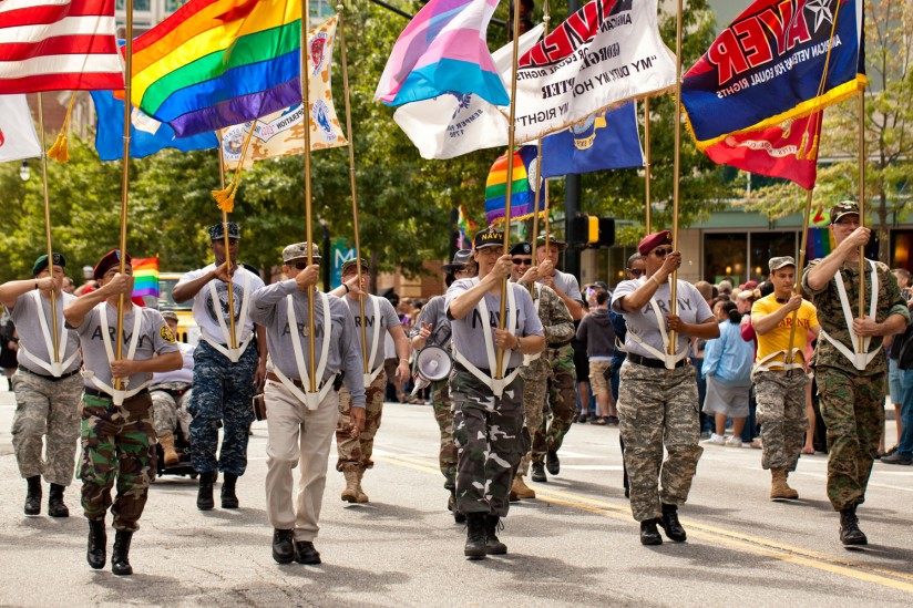 military at pride