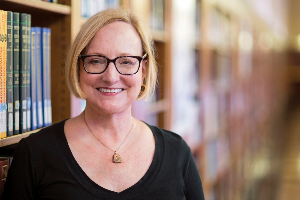 Assistant professor M.G. Lord. (USC Photo/Peter Zhaoyu Zhou)