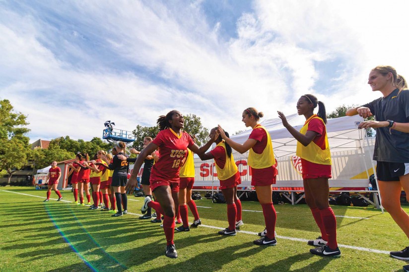 Women’s soccer players