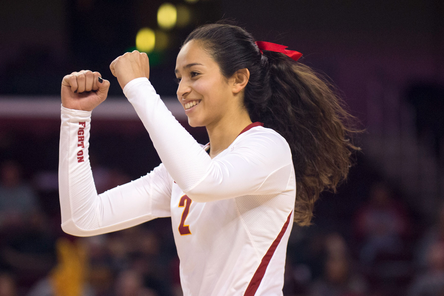 Sam Bricio celebrates