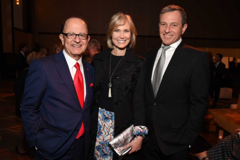 C. L. Max Nikias, Willow Bay and Robert Iger