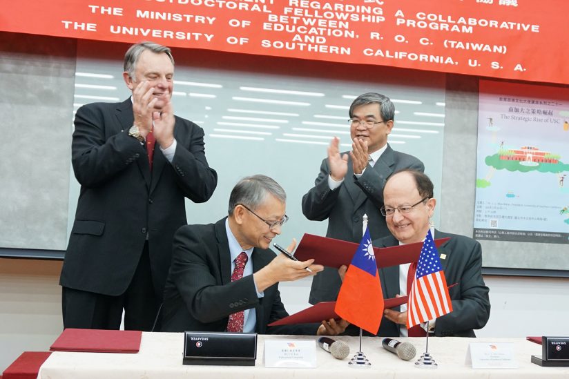 Taiwan MOU signing ceremony