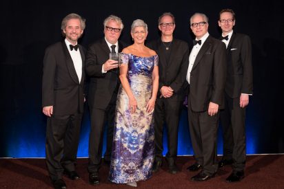 group photo of winner of Scripter award