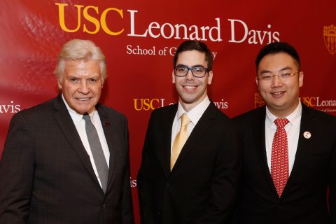 Group photo of George Shannon, David Markovich and Kevin Xu.