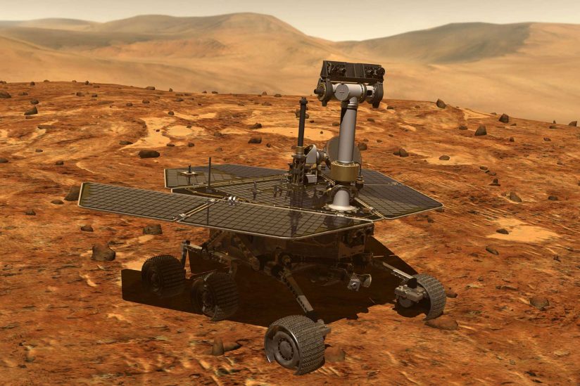 Rendering of Mars Rover