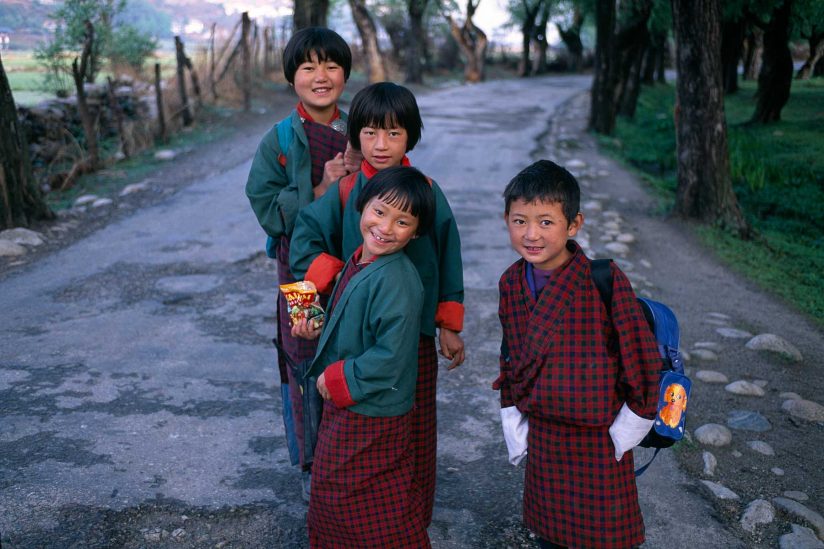 Bhutanese children