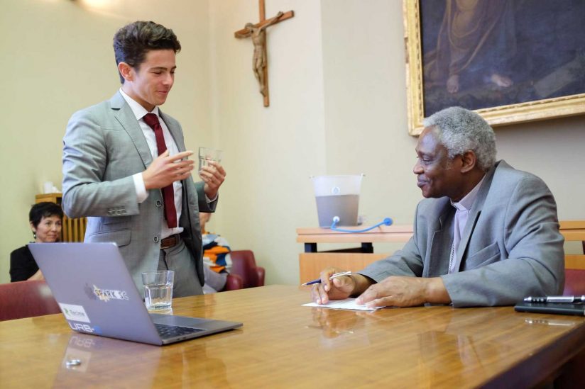 Kevin Kassel talks to Cardinal Peter Turkson