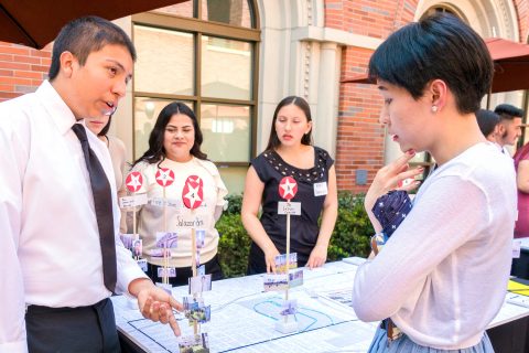 East LA high school students public planning at USC