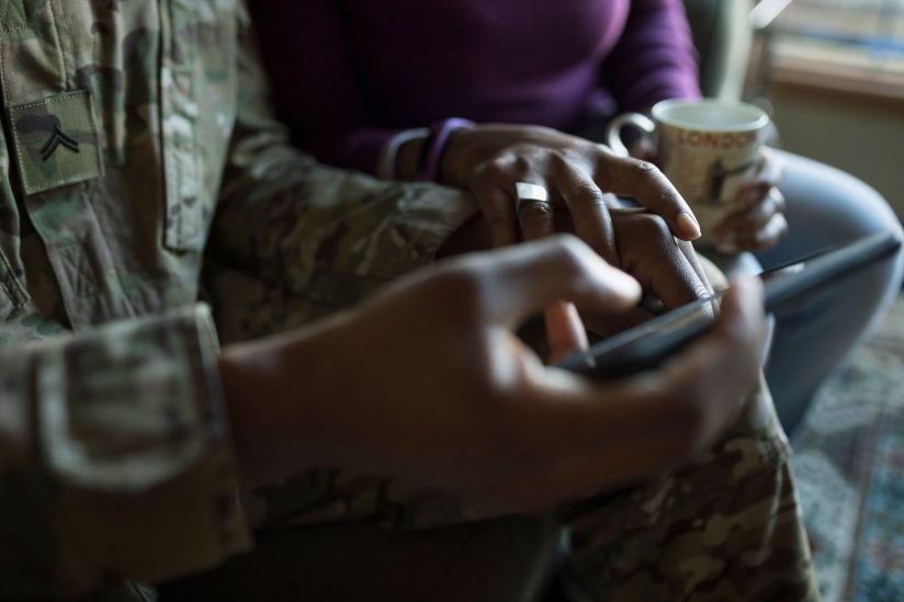 military family uses AI