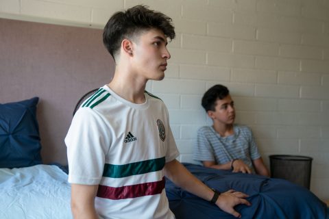 First gen student Anthony Llamas