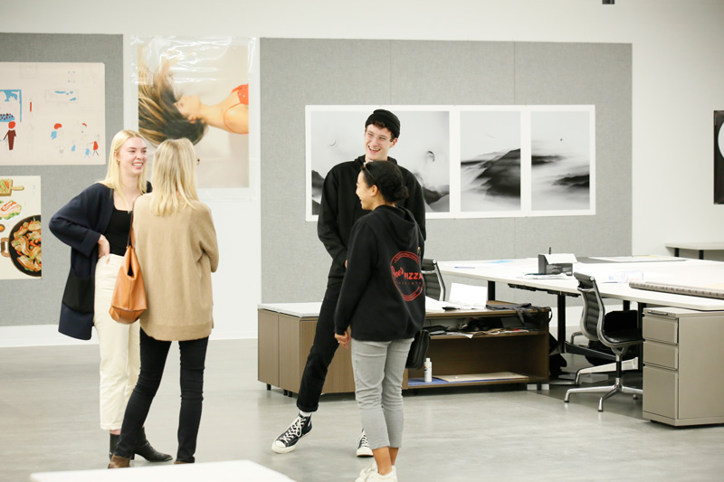 MFA Design work spaces, USC Roski Grad Building