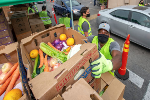 St. Agnes food distribution