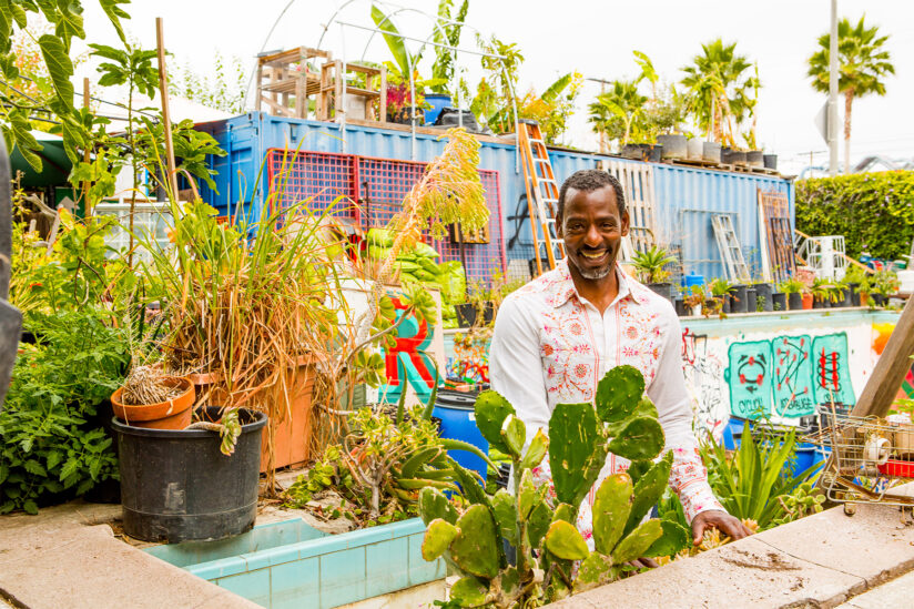 Urban gardening advocate Ron Finley