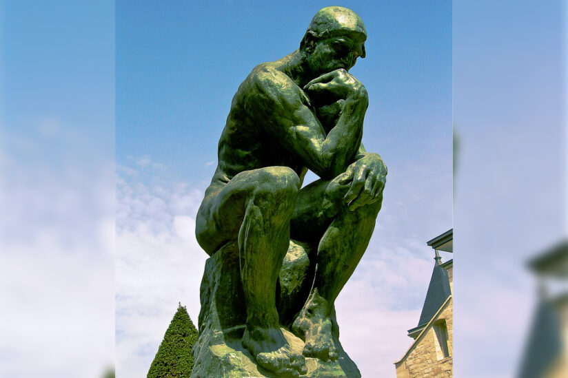 Photo of “The Thinker” by Auguste Rodin