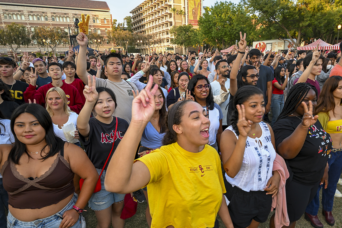 Favorite USC photos: Spirit Rally